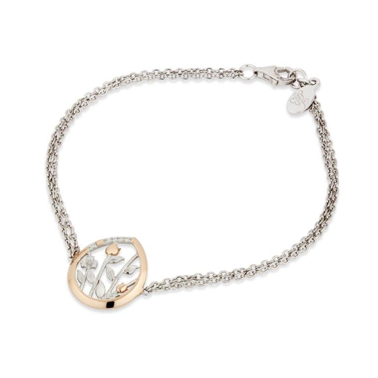 Jean Butler Jewelry - Sterling Silver 18k Rose Gold Plated Meadows ...