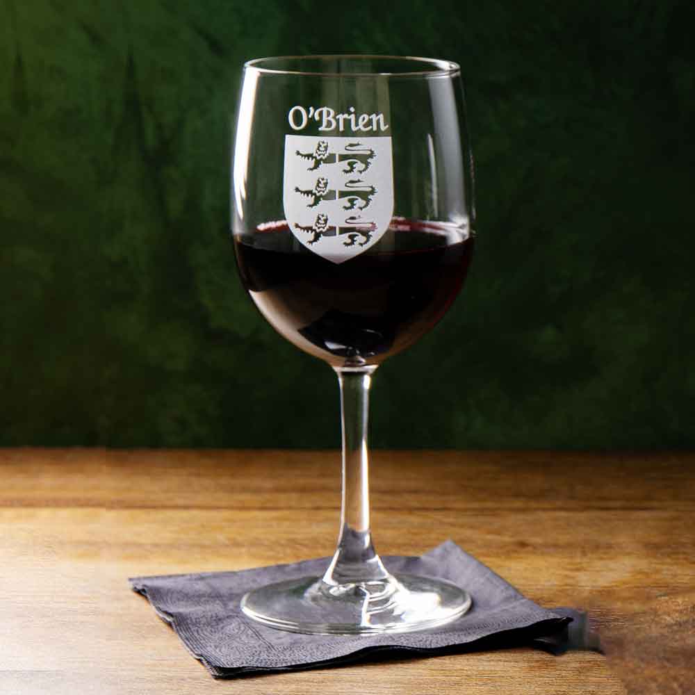 Wine Goblets - choose from Celtic Knot, Shamrocks or Tree of Life