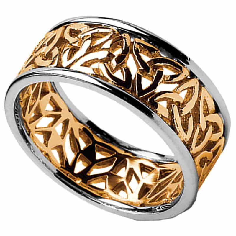 Trinity Knot Ring - Ladies Yellow Gold 