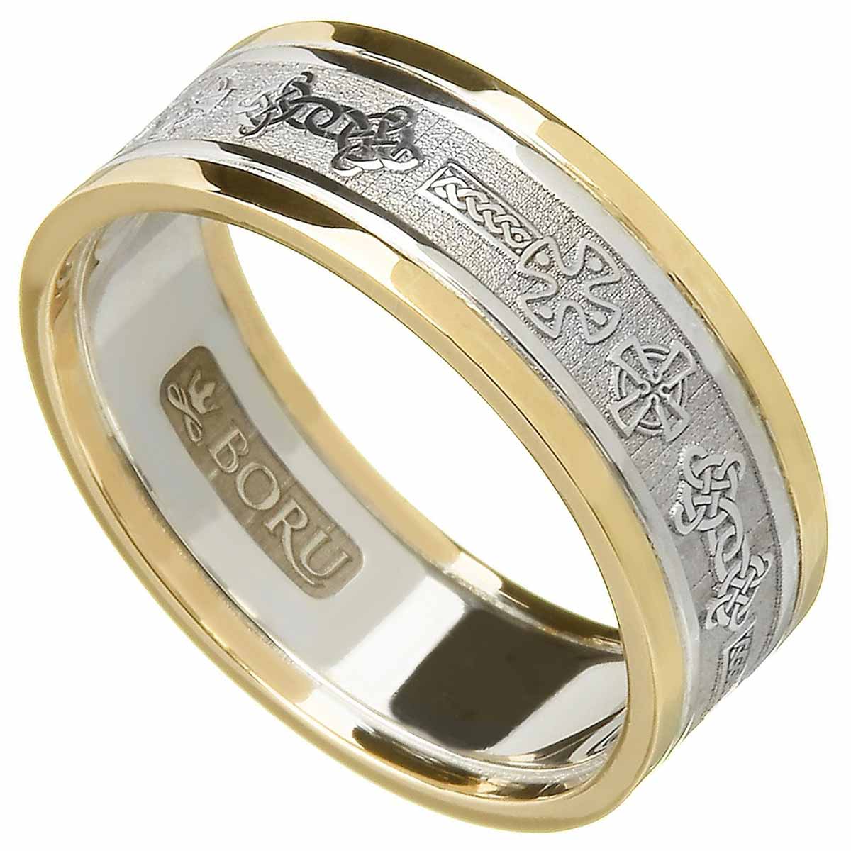 Buy 14k White Gold Ring. Women's Ring. Statement Ring. Ring for Women. Wide Gold  Ring. Unique Gold Ring. Multiband Ring. Gold Rings for Women. Online in  India - Etsy