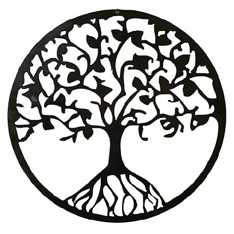 Metal Tree of Life Hanging Garden Décor - 7.25 inch at IrishShop.com ...