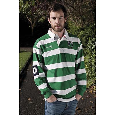 Irish Rugby Shirt - Green and White Striped Ireland Rugby Shirt at ...