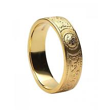 Celtic Ring - Men's Celtic Warrior Shield Wedding Ring at IrishShop.com ...