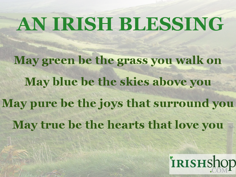 Irish Blessings at IrishShop.com